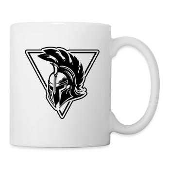 Spartaner Helm Gladiator Symbol - Tasse - Weiß - Rechts