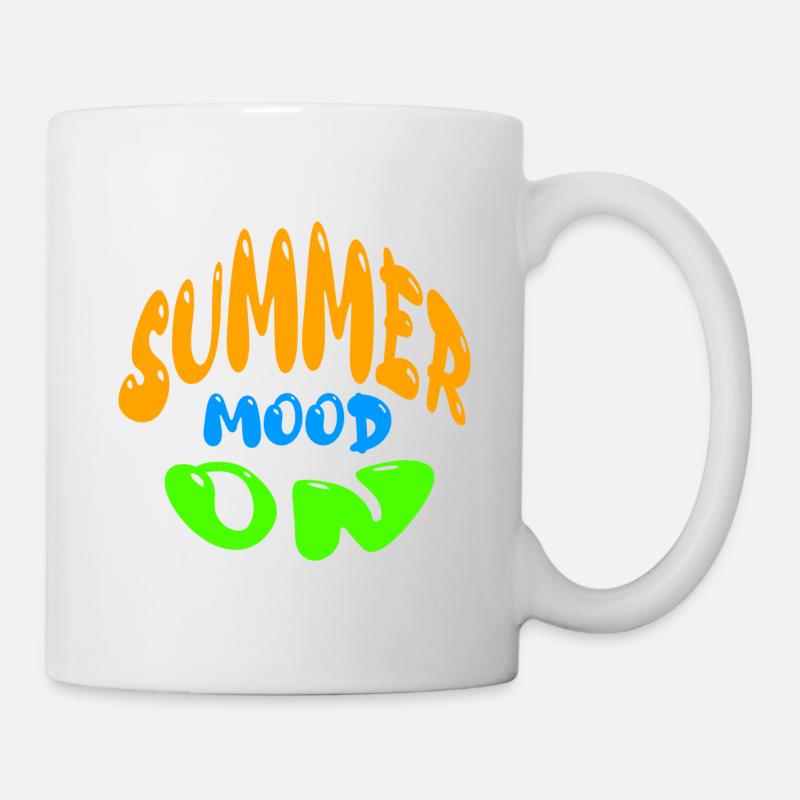 Summer Mood On - Tasse - Weiß