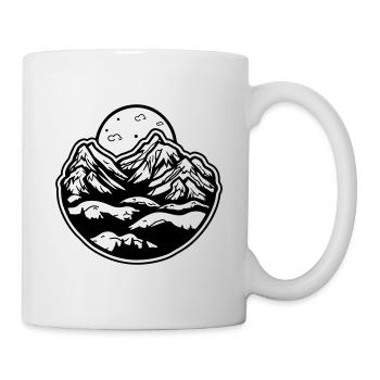 Mountains Alps Symbol - Mug - white - Right