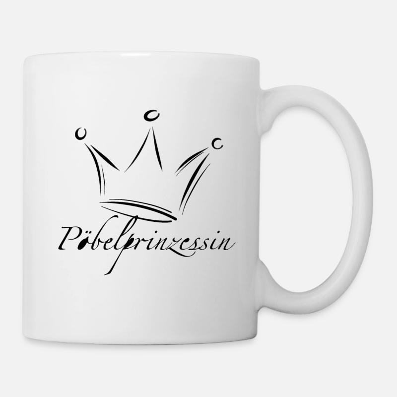 Pöbelprinzessin - Tasse - Weiß