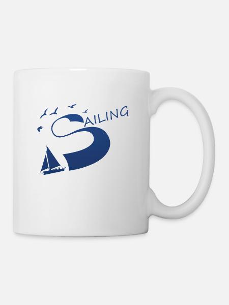 Sailing Segeln - Tasse - Weiß