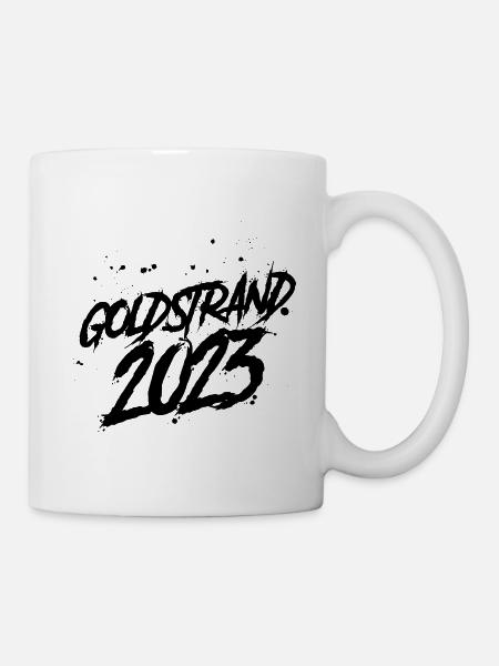 Goldstrand 2023 - Tasse - Weiß