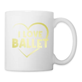 I love ballet - Mug - white - Right