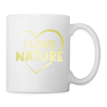 I love nature - Mug - white - Right