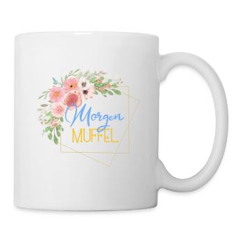 MORGENMUFFEL! personalisierbar - Tasse - Weiß - Rechts