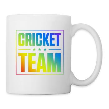 Cricket Team - Tasse - Weiß - Rechts