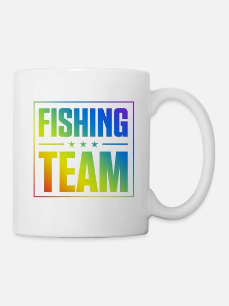 Fishing Team - Tasse - Weiß