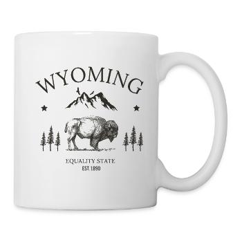 Wyoming Vintage Est 1890 - Mug - white - Right