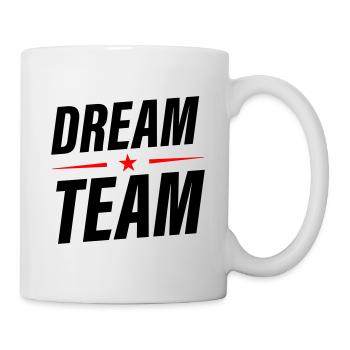 Dream Team - Tasse - Weiß - Rechts