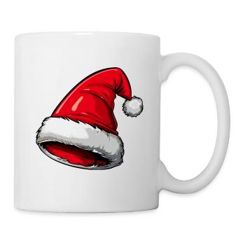 Chapeau de Père Noël Noël - Mug blanc - blanc - Droite