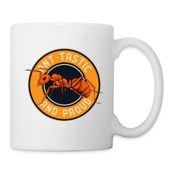 Ant-tastique et fier - Mug blanc - blanc - Droite