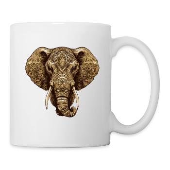 Elephant Head Animal - Mug - white - Right