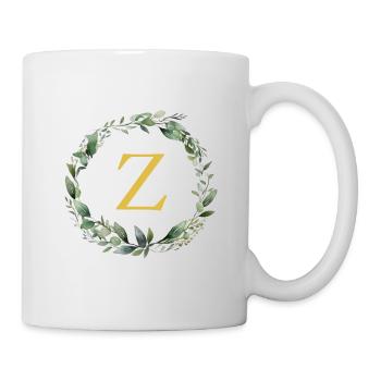 Z Monogram, Eucalyptus Wreath - Mug - white - Right