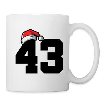 43 Numéro Noël - Mug blanc - blanc - Droite