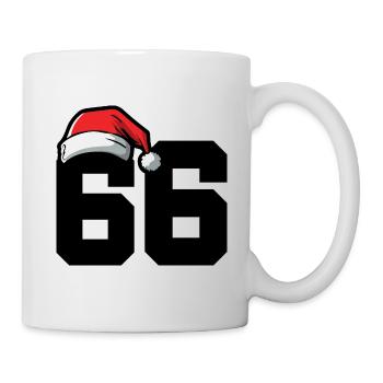 66 Numéro Noël - Mug blanc - blanc - Droite