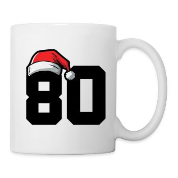 80 Numéro Noël - Mug blanc - blanc - Droite