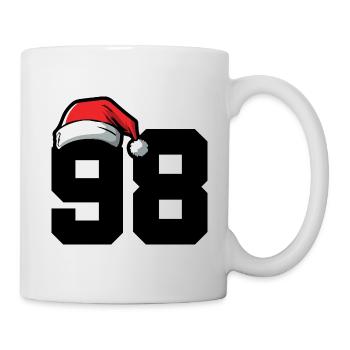 98 Numéro Noël - Mug blanc - blanc - Droite
