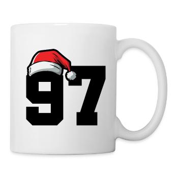 97 Numéro Noël - Mug blanc - blanc - Droite