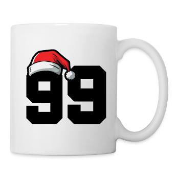 99 Numéro Noël - Mug blanc - blanc - Droite