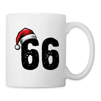 66 Numéro Noël - Mug blanc - blanc - Droite