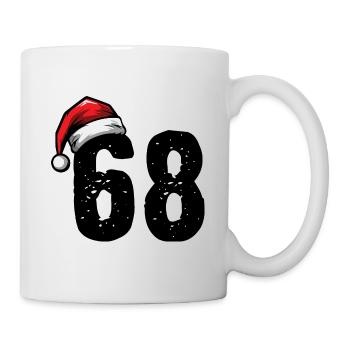 68 Numéro Noël - Mug blanc - blanc - Droite