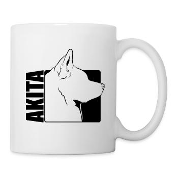 Akita Profil Chiens Chien Wilsigns - Mug blanc - blanc - Droite