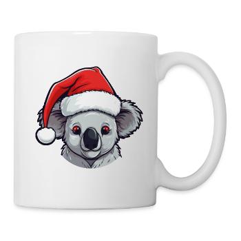 Koala Head Christmas Portrait - Mug - white - Right