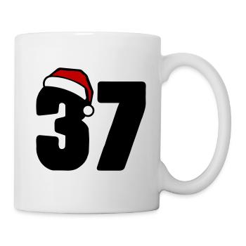 37 Numéro Noël - Mug blanc - blanc - Droite
