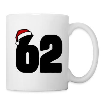62 Numéro Noël - Mug blanc - blanc - Droite