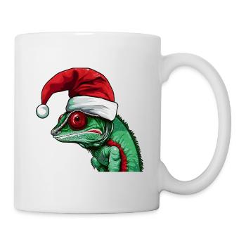 Chameleon Christmas Animal Head - Mug - white - Right