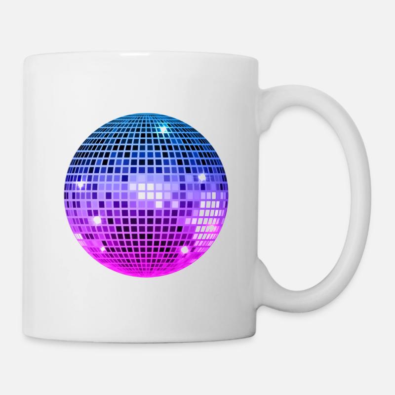 Premium Trendy Disco Ball - Mug - white