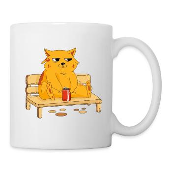 Juste de la bonne humeur - Mug blanc - blanc - Droite