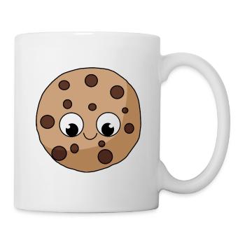 Cookie cookie with face - Mug - white - Right