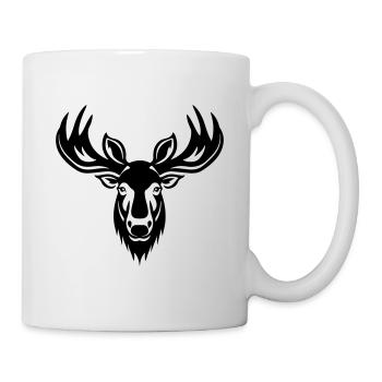 Moose Head - Mug - white - Right