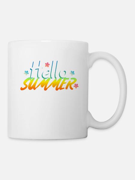 Hello Summer - Mug - white