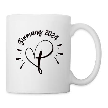 Firmung 2024 Kreuz Firmling Sakrament Kommunion - Tasse - Weiß - Rechts