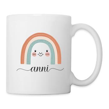 Anni! Rainbow, customisable - Mug - white - Right