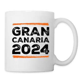 Gran Canaria 2024 Spruch - Tasse - Weiß - Rechts