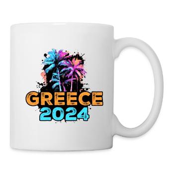 Tournée Grèce 2024 - Mug blanc - blanc - Droite