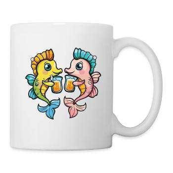 Seahorse Beer Funny Booze - Mug - white - Right