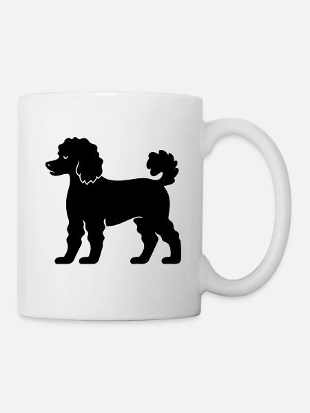 Caniche Chien - Mug blanc - blanc
