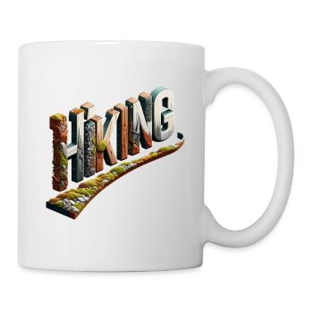 Wandern Bergsteigen Abenteuer - Tasse - Weiß - Rechts