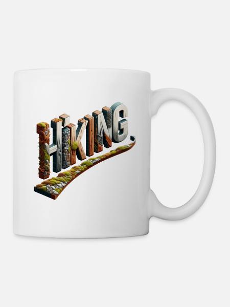 Hiking Mountaineering Adventure - Mug - white