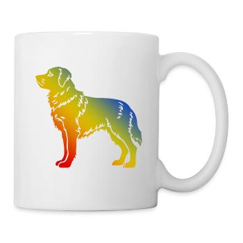 Chien samoyède - Mug blanc - blanc - Droite