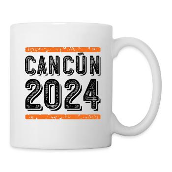 Cancun Millésime 2024 - Mug blanc - blanc - Droite