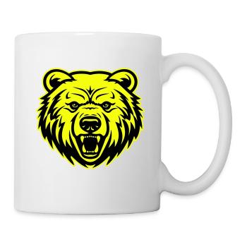 Bear Head Portrait Icon - Mug - white - Right