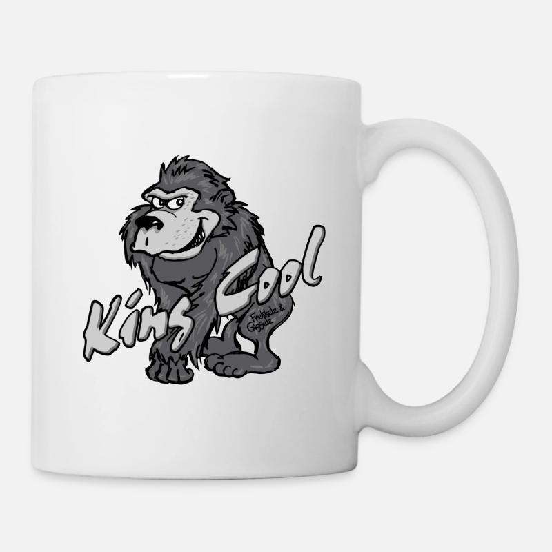Gorilla King Cool - Mug blanc - blanc