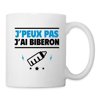 J ai biberon - Mug blanc - blanc - Droite