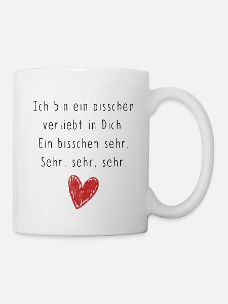 I'm a little bit in love with you - heart love - Mug - white