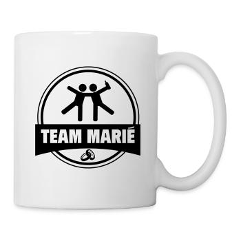 team du marié, enterrement de vie de garçon, EVG - Mug blanc - blanc - Droite